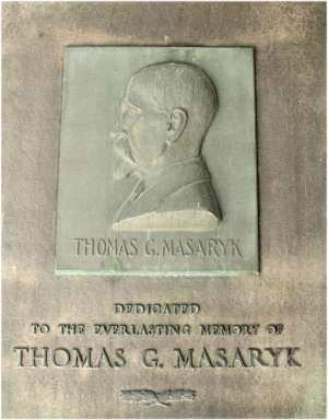  Masaryk plaque