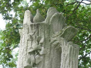 a tree stone
