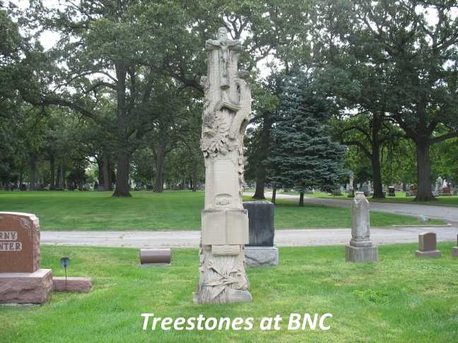 one of many Victorian tree monuments